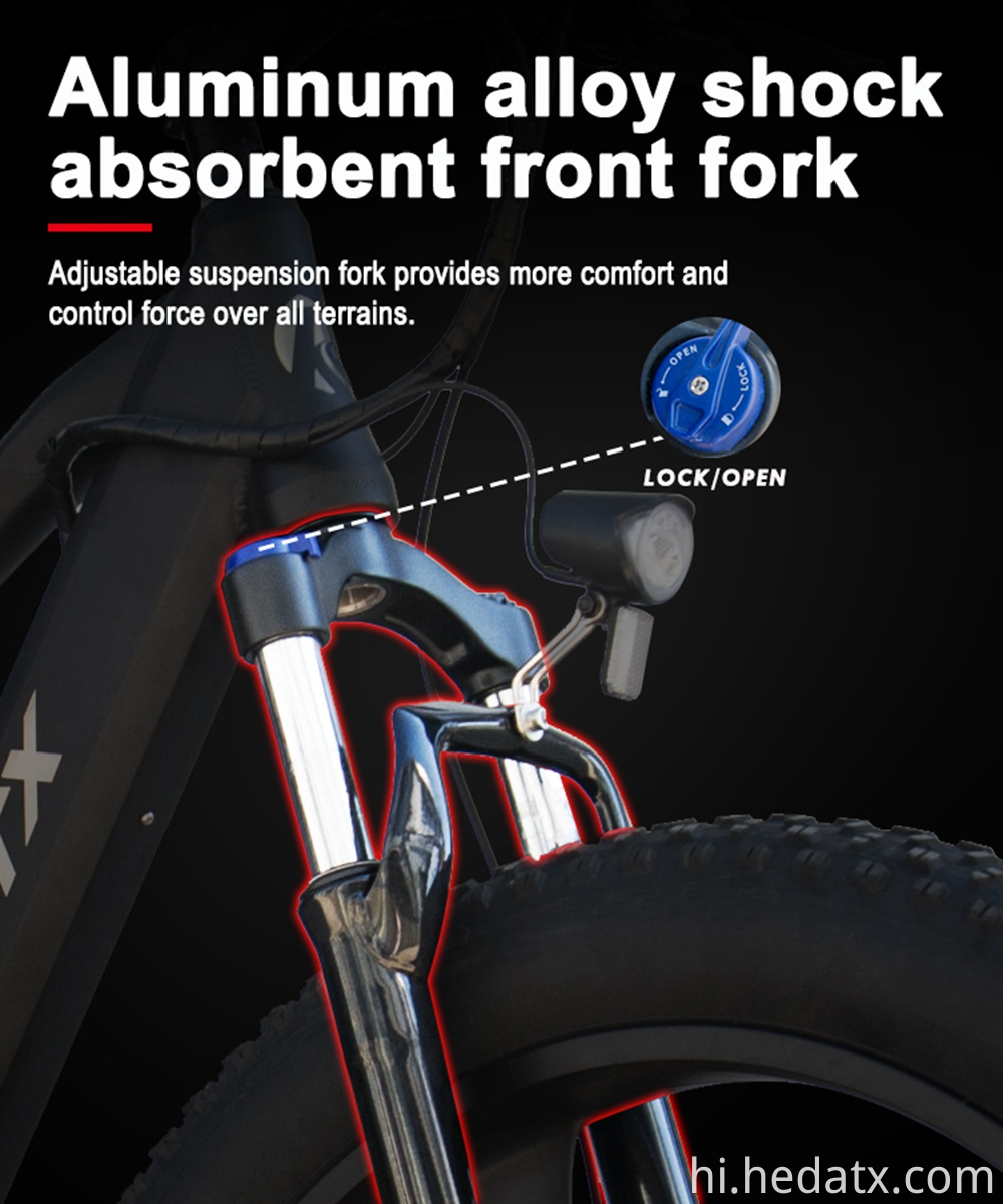Fat Tire Electric Bicycle With Good Shock Absorption